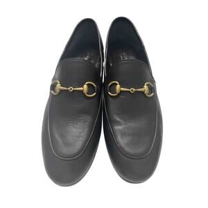 Gucci Women's Brixton Horsebit Convertible Leather Loafer Black 38